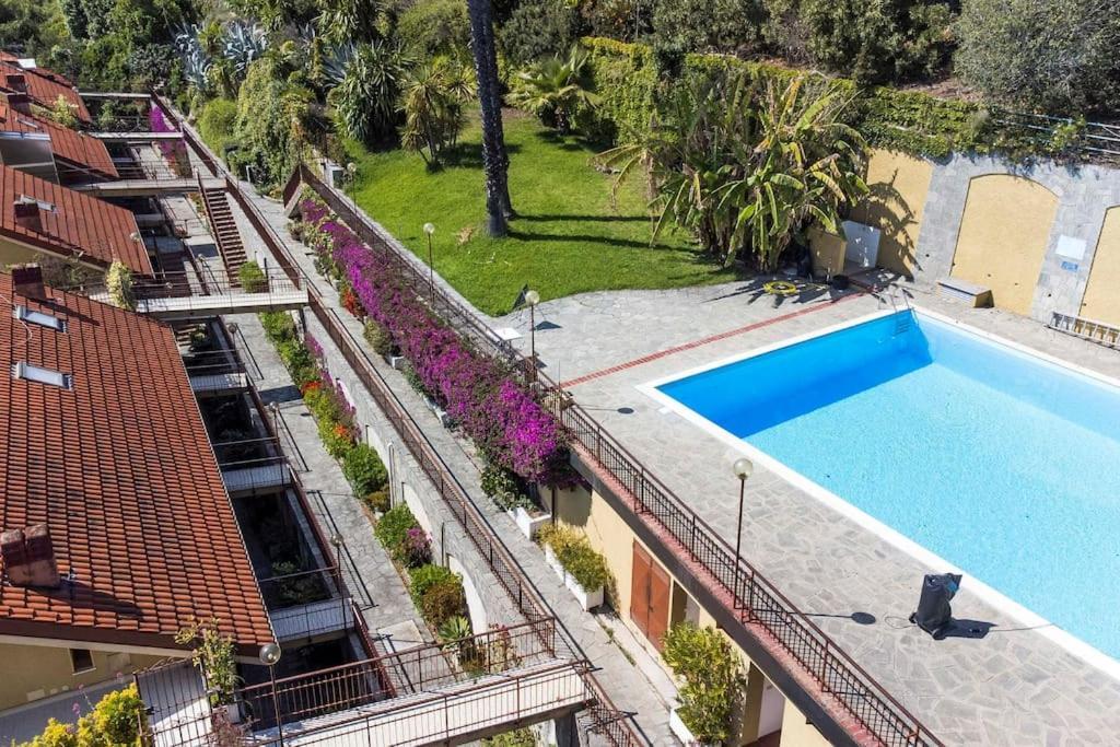 Il Grande Blu - Vista Panoramica Sul Golfo Apartment Ospedaletti Luaran gambar